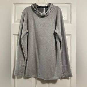 RBX Women's French Terry Pullover Hoodie Light Grey Size M